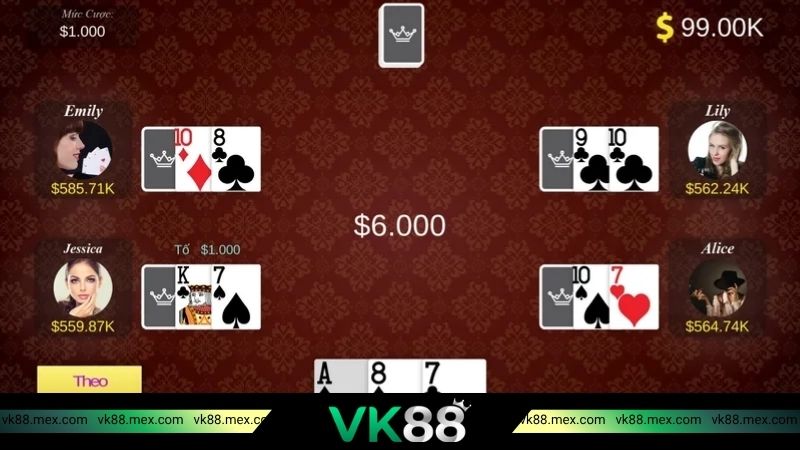 Mẹo chơi Xì tố VK8 hiệu quả từ cao thủ