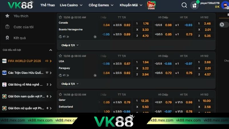Mẹo đánh kèo 1x2 VK88 hiệu quả
