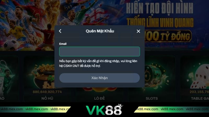 Sự cố đăng nhập tài khoản hội viên