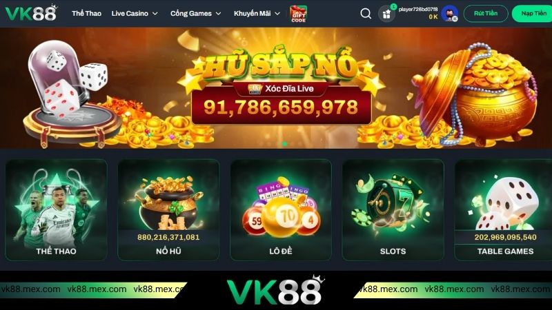 Truy cập vào trang chủ của nhà cái