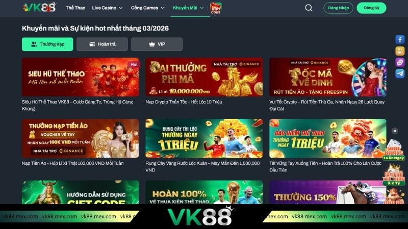 Lý do nên tham gia nhà cái trực tuyến VK88